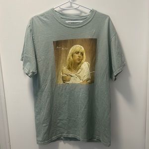 Target - Billie Ellish happier than ever sage green t-shirt